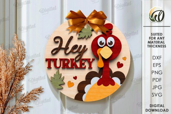 Download Thanksgiving Round Sign Laser Cut - Sign Collection