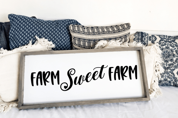 Download Farm Sweet Farm Sign SVG - Sign Collection