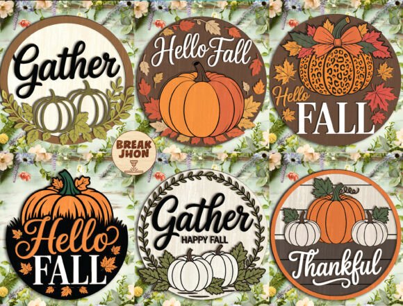 Download Fall Door Sign SVG Bundle - Sign Collection
