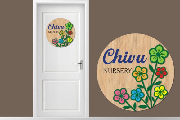 Download Flower Sign Svg, Nursery Name Sign Svg - Sign Collection