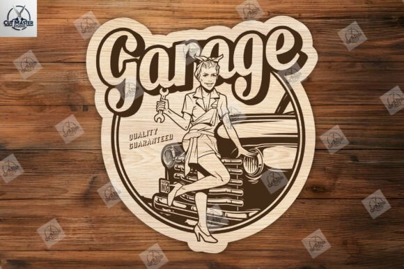 Download Garage Sign Laser Cut SVG - Sign Collection