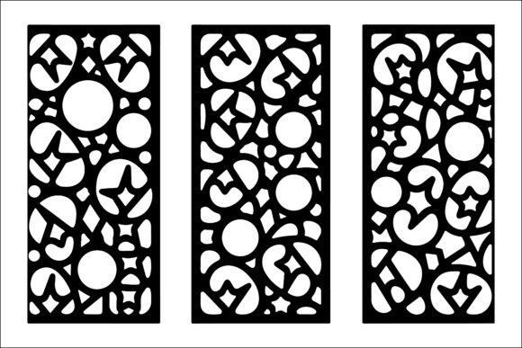 Download Geometric Laser Cut Panel Design Set - Sign Collection