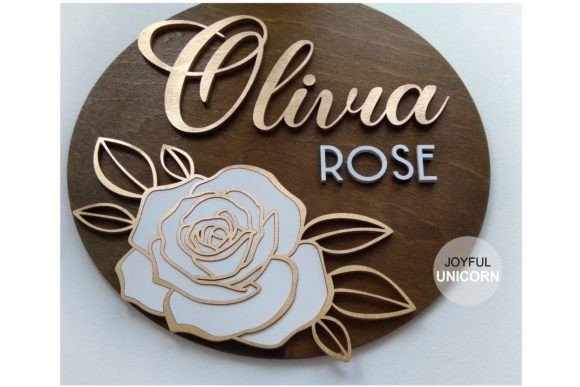 Download Rose Flower Nursery Name Sign - Sign Collection