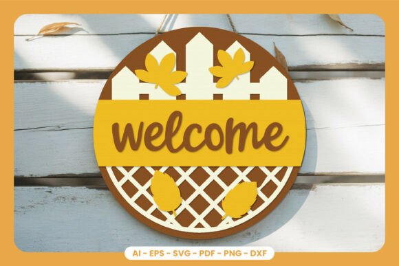 Download Fall Door Sign Lasercut - Sign Collection