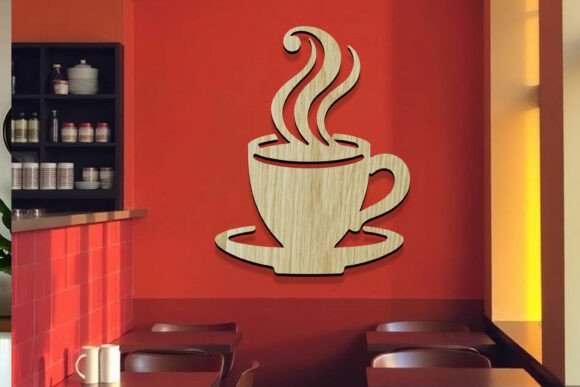 Download Laser Cut Coffee Shop Coffee Sign SVG - Sign Collection
