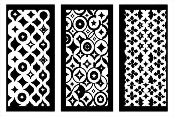 Download Geometric Laser Cut Panel Design Set - Sign Collection