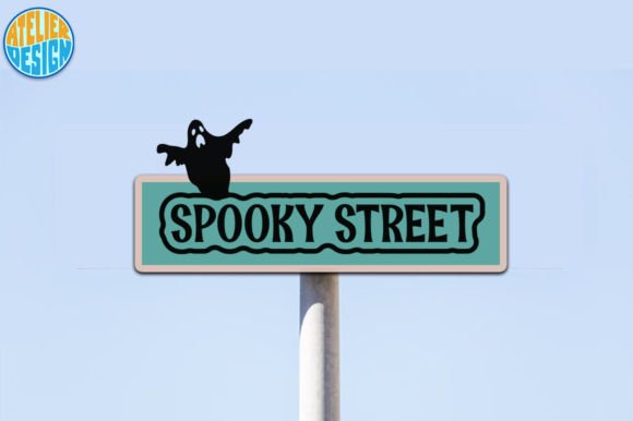 Download Spooky Street Street Sign SVG - Sign Collection