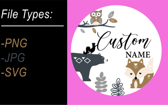 Download Woodland Round Sign - Sign Collection