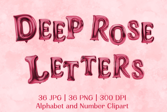 Download Deep Rose Letters &amp; Number Clipart - Letters Collection