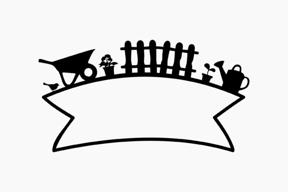 Download Garden Tools Sign Ribbons Banner - Sign Collection