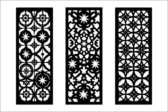 Download Geometric Laser Cut Panel Design Set - Sign Collection