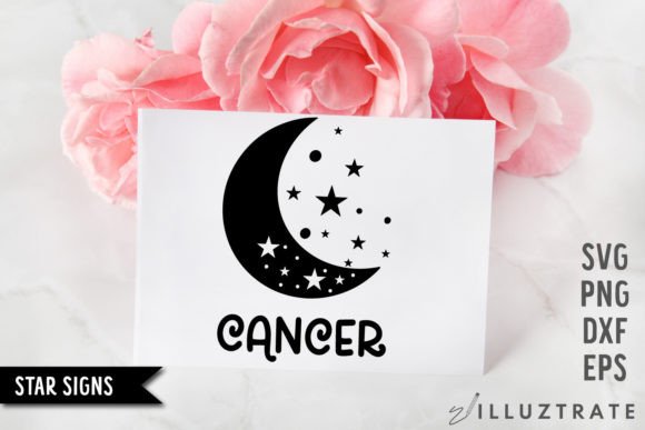 Download Cancer SVG Cut File | Star Sign Cutting - Sign Collection