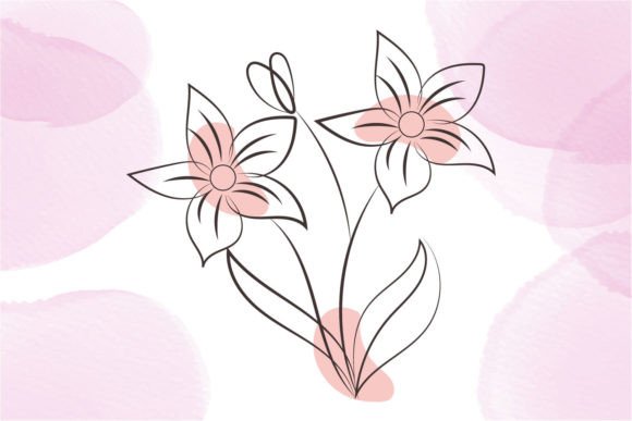 Download Floral Liner Wall Art Design - Sign Collection