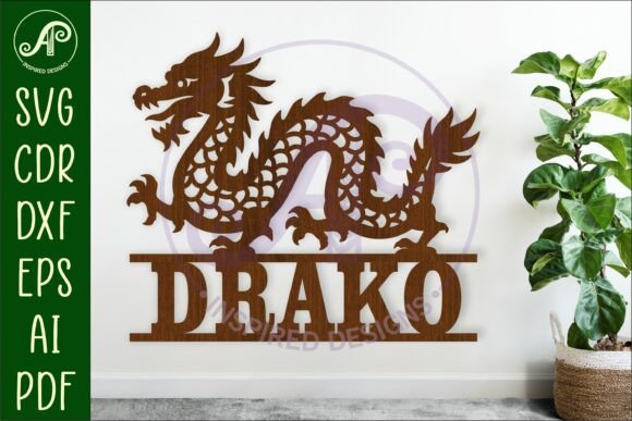 Download Chinese Dragon Personalized Name Sign - Sign Collection