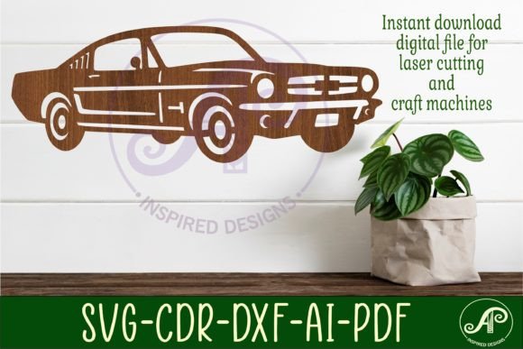 Download Classic Car Wall Sign Design 4, SVG File - Sign Collection