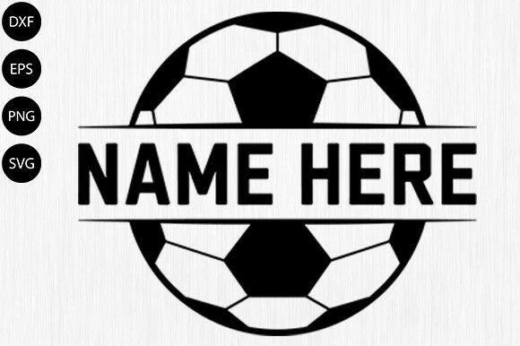 Download Soccer Name Sign SVG,Sports Laser Cut SV - Sign Collection