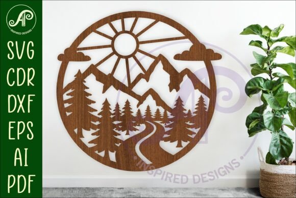 Download Forest Road Wall Sign, SVG Laser Cut - Sign Collection