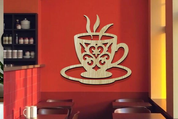 Download Laser Cut Coffee Shop Coffee Sign SVG - Sign Collection