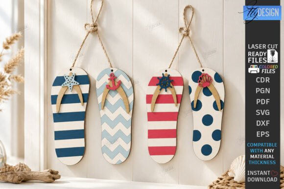 Download Coastal Hanging Decor Sign Laser Cut - Sign Collection
