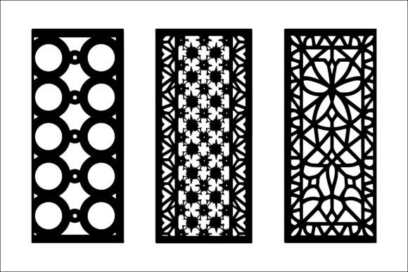 Download Geometric Laser Cut Panel Design Set - Sign Collection
