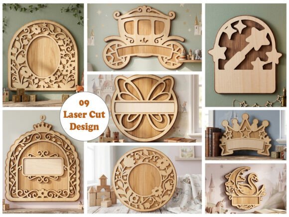Download Fairytale Nursery Name Sign Laser Cut - Sign Collection