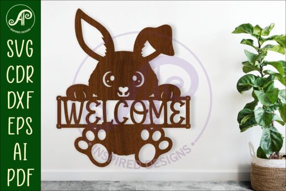 Download Welcome Easter Wall Art Sign, SVG File - Sign Collection