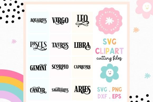 Download Star Sign SVG Cut File | Horoscope - Sign Collection