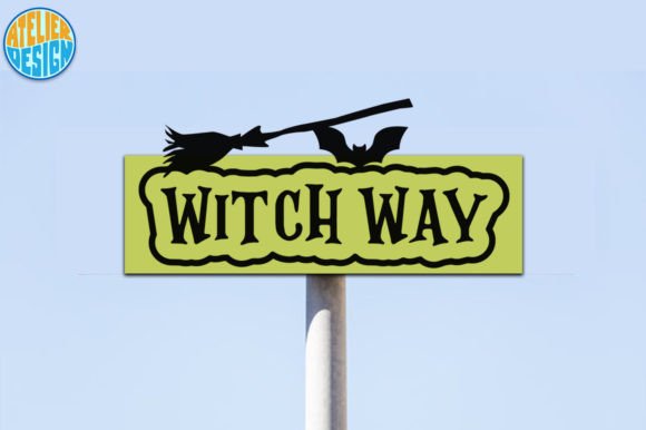 Download Witch Way Street Sign SVG - Sign Collection