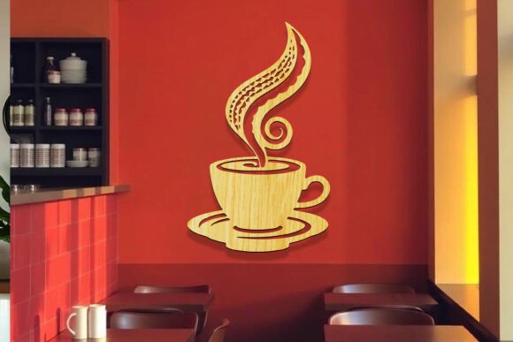 Download Coffee Shop Coffee Sign Laser Cut SVG - Sign Collection