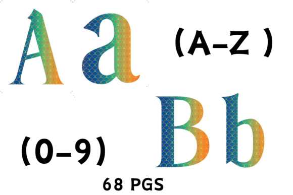 Download Bulletin Board Letters Mermaid Scales - Letters Collection