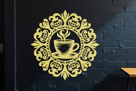 Download Coffee Shop Coffee Sign Laser Cut SVG - Sign Collection