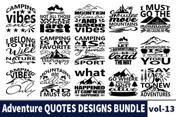 Download 15 Adventure Design Bundle - Sign Collection