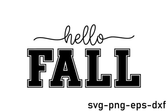 Download Hello Fall Svg Design - Sign Collection