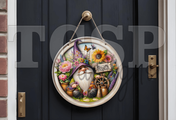 Download Gnome Welcome Friends Door Sign - Sign Collection
