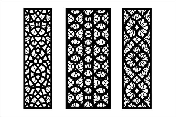 Download Geometric Laser Cut Panel Design Set - Sign Collection