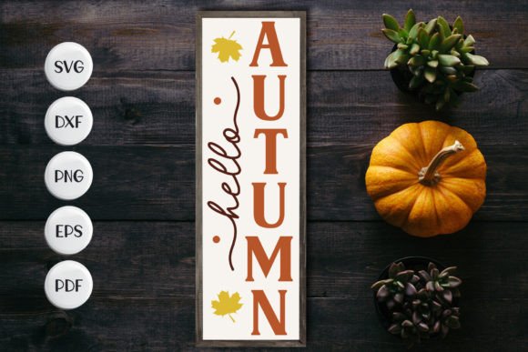 Download Hello Autumn SVG, Fall Porch Sign SVG - Sign Collection
