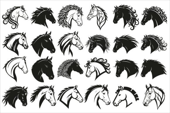 Download Elegant Horse Head Wall Decor Design - Sign Collection