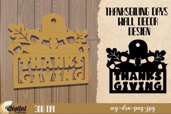 Download Thanksgiving Sign Lase Cut Design. SVG. - Sign Collection