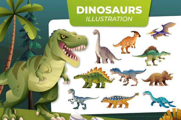 Download Dinosaurs Illustration - Dinosaurs Collection