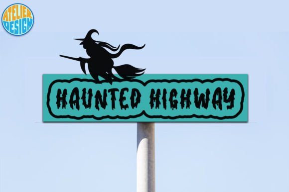 Download Haunted Highway Street Sign SVG - Sign Collection