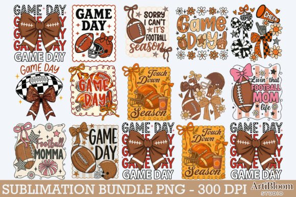Download Game Day Png Bundle, Football Png Design - Sign Collection