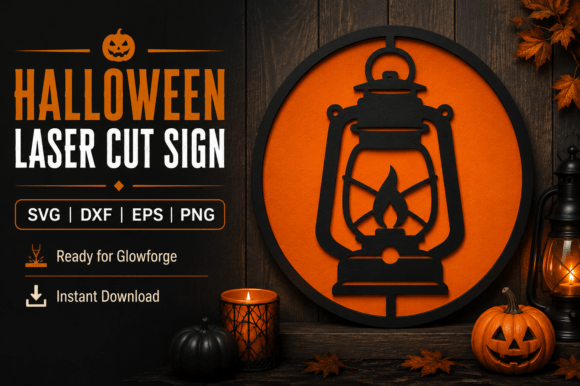 Download Vintage Lantern Laser Cut Sign SVG - Sign Collection