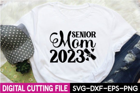 Download Graduation Svg Design, Senior Mom 2023 - Sign Collection