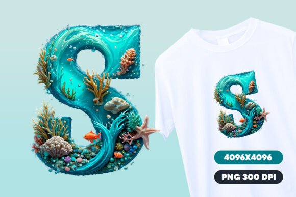Download Underwater Ocean Letter S Design - Sign Collection