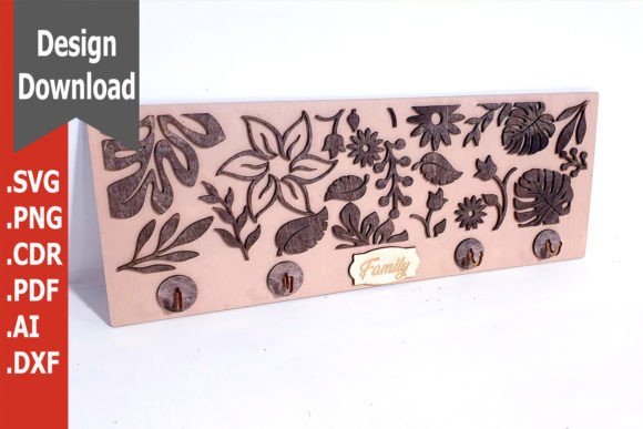 Download Laser Cut Wall Key Hanger, Holder - Premium Resources