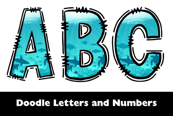 Download Deep Sea Ocean Alphabet Letters Numbers - Letters Collection