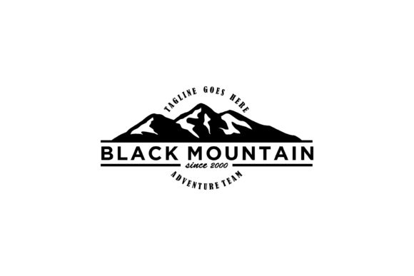 Download Black Bold Mountain Adventure Design - Sign Collection