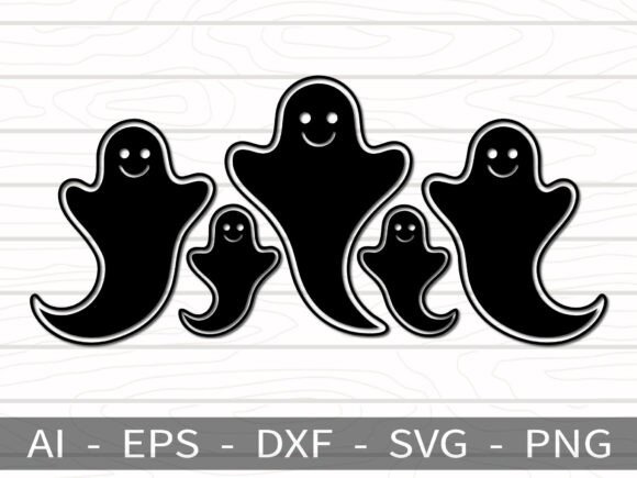 Download Ghost Family - Laser Cutting Design - Sign Collection