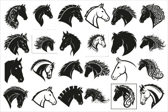 Download Elegant Horse Head Wall Decor Design - Sign Collection
