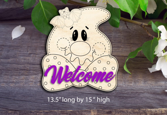 Download Ghost Welcome Sign - Sign Collection